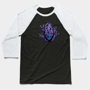 Purple Poison Dart Frog Baseball T-Shirt